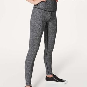 Lululemon Wunder Under heathered grey